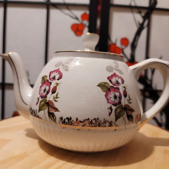 WOOD & SON ENGLAND ELGREAVE TEAPOT FINE PORCELAIN HAND CRAFTED - Picture 13 of 13